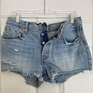 Levi’s 501 Button Fly Denim Shorts